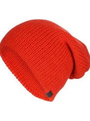 Elkline Czapka beanie "Drew" w kolorze czerwonym rozmiar: onesize. Czerwone czapki Elkline, bez wzorów, z materiału. Za 136.78 zł.