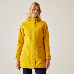 Sabinka Regatta damska trekkingowa kurtka parka przeciwdeszczowa. Brązowe kurtki sportowe Regatta, xl, sportowe, bez kaptura. W wyprzedaży za 349.99 zł.