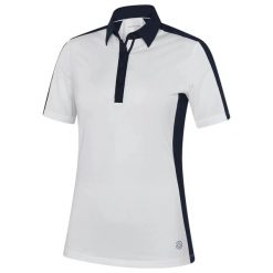 Damska koszulka polo Galvin Green Mona. Białe koszulki polo GALVIN GREEN, l, bez wzorów, z materiału, bez kołnierzyka, bez ramiączek. Za 325.00 zł.