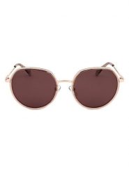 Polaroid Okulary przeciwsłoneczne unisex w kolorze złoto-brązowym rozmiar: 55. Brązowe okulary przeciwsłoneczne Polaroid, bez wzorów, z tworzywa sztucznego. Za 119.95 zł.