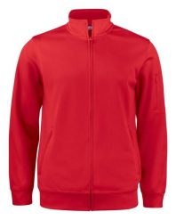 Clique Basic Active kardigan z zamkiem z pełnej tkaniny – red. Czerwone kardigany CLIQUE, s, bez wzorów, z tkaniny. Za 199.99 zł.