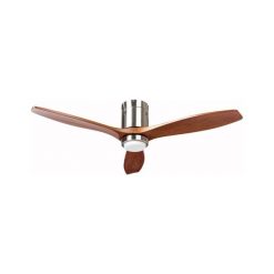 Wentylator sufitowy z lampą PIAYE Z pilotem LED Brązowy. Nawilżacze powietrza BLmeble. W wyprzedaży za 891.00 zł.