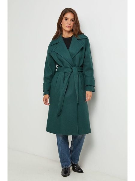 L'armoire de Suzette Płaszcz przejściowy w kolorze zielonym rozmiar: 36. Zielone płaszcze L'armoire de Suzette, l, bez wzorów, bez kaptura. Za 143.99 zł.