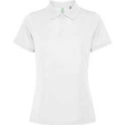 Damska Koszulka Polo Z Krótkim Rękawem Tormo. Białe koszulki polo ROLY, bez wzorów, bez kołnierzyka, bez ramiączek. Za 47.99 zł.