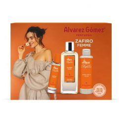 Alvarez Gomez Zestaw „ Alvarez Gomez ” – woda perfumowana „Zafiro” i mleczko do ciała Zestaw zapachowy 1 ct Damski. Balsamy i kremy do ciała alvarez gomez. Za 94.59 zł.