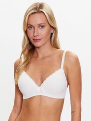 Hunkemöller Biustonosz bezfiszbinowy Lola 192192 Biały. Białe biustonosze Hunkemöller, bez wzorów, z syntetyku. Za 149.99 zł.
