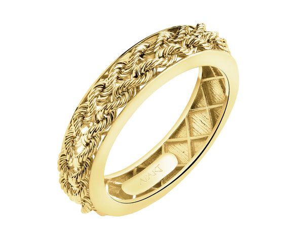 Złoty pierścionek. Żółte pierścionki Apart, złote. Za 1,699.00 zł.