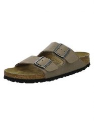 Birkenstock Klapki "Arizona" w kolorze khaki rozmiar: 40. Brązowe klapki Birkenstock, bez wzorów, bez obcasa. Za 269.95 zł.