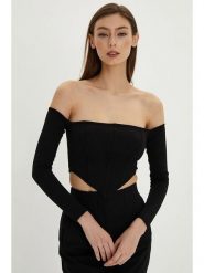 Cool and sexy Koszulka w kolorze czarnym rozmiar: S. Czarne bluzki Cool and sexy, s, bez wzorów, bez kołnierzyka, bez ramiączek. Za 52.99 zł.