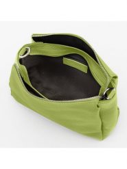 Lucca Baldi Skórzana torebka "Melfi" w kolorze zielonym - 26 x 19 x 9 cm rozmiar: onesize. Zielone torby na ramię Lucca Baldi, bez wzorów, z materiału, na ramię, bez dodatków. Za 292.89 zł.