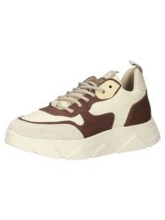Steve Madden Skórzane sneakersy w kolorze beżowo-brązowym rozmiar: 41. Brązowe trampki Steve Madden, bez wzorów, bez zapięcia. Za 276.71 zł.