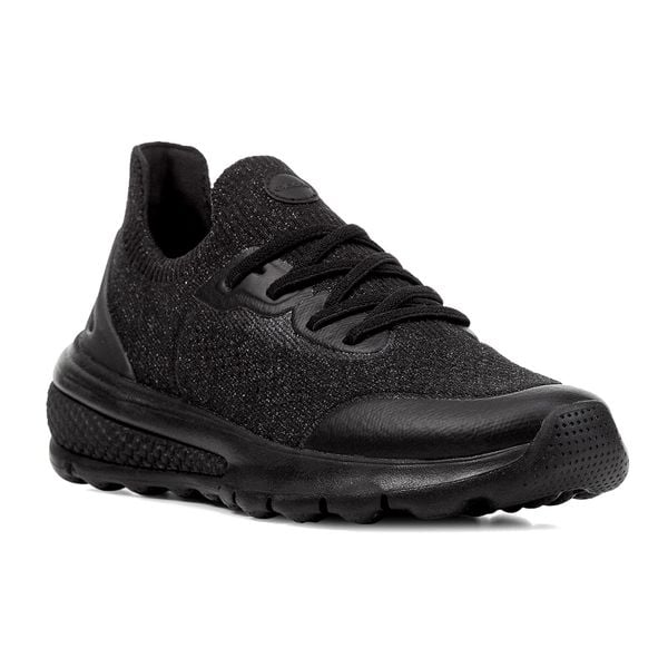 Buty damskie Geox Spherica Actif. Czarne trekkingi Geox, z materiału, do biegania. Za 329.99 zł.