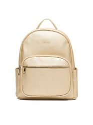 Lasocki Plecak CEO-LSK-L-015-09 Złoty. Żółte plecaki Lasocki, bez wzorów, z materiału. Za 199.99 zł.