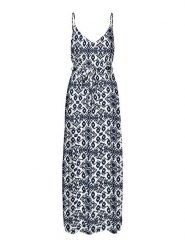 Vero Moda Sukienka w kolorze biało-granatowym rozmiar: XS. Białe sukienki Vero Moda, xs, bez wzorów, z tkaniny, bez kołnierzyka, bez ramiączek, maxi. Za 92.45 zł.