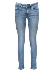 Pepe Jeans Dżinsy "Newbrooke" - Slim fit - w kolorze niebieskim rozmiar: W30/L30. Niebieskie jeansy Pepe Jeans, l, z aplikacjami. Za 223.46 zł.