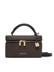 MICHAEL Michael Kors Torebka Jana 32F5GQ1C0B Brązowy ciemny. Brązowe torebki klasyczne MICHAEL Michael Kors, bez wzorów, ze skóry, bez dodatków. Za 1,019.00 zł.