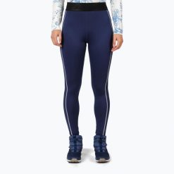 Spodnie termoaktywne damskie Rossignol JCC Booster Tights. Niebieskie spodnie narciarskie Rossignol, bez wzorów, narciarskie. Za 459.99 zł.