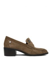 Beverly Hills Polo Club Półbuty EO-WI44-SHION-01 Brązowy. Brązowe czółenka Beverly Hills Polo Club, bez wzorów, ze skóry, bez obcasa, na obcasie, bez zapięcia. Za 369.99 zł.