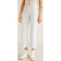 Mango - Jeansy Bleach. Niebieskie jeansy Mango, bez wzorów. W wyprzedaży za 69.90 zł.