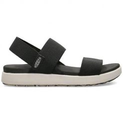 Buty trekkingowe damskie Keen Elle Backstrap. Szare trekkingi Keen, z materiału, trekkingowe. Za 259.00 zł.
