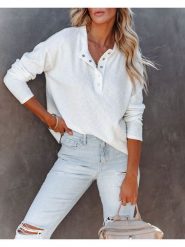 Milan Kiss Bluzka w kolorze białym rozmiar: S. Białe bluzki Milan Kiss, s, bez wzorów, bez kołnierzyka, bez ramiączek. Za 140.20 zł.