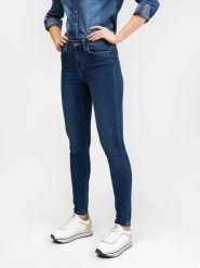 BIG STAR Dżinsy - Skinny fit - w kolorze granatowym rozmiar: W29/L30. Niebieskie jeansy Big Star, l, z aplikacjami. Za 179.99 zł.