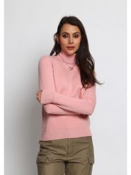 C& Jo Golf w kolorze jasnoróżowym rozmiar: 36. Różowe golfy C& Jo, bez wzorów, z kaszmiru, bez ramiączek. Za 152.99 zł.