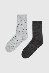 Skarpety 2-pack. Skarpety MOODO, bez wzorów, z bawełny. Za 34.99 zł.