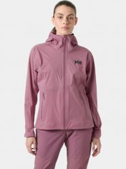 Kurtka Damska Helly Hansen W Momentum 3L Stretch. Fioletowe kurtki Helly Hansen, l, bez wzorów, z materiału, bez kaptura. Za 938.50 zł.