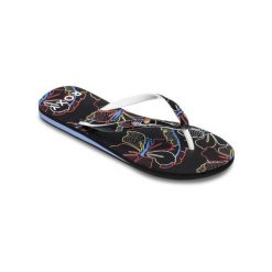 Sandały dla Kobiety PORTOFINO III Czarny. Czerwone sandały Roxy, bez wzorów, z gumy, bez obcasa, bez zapięcia. Za 129.99 zł.