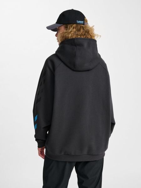 Oversizowa bluza z kapturem Hummel El Paso. Brązowe bluzy Hummel, xl, bez wzorów, z bawełny, z kapturem. Za 250.55 zł.
