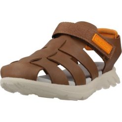 Sandały GEOX J SANDAL AIRADYUM BO Brązowy. Brązowe sandały Geox, bez wzorów, ze skóry, sportowe, bez obcasa, bez zapięcia. Za 213.99 zł.