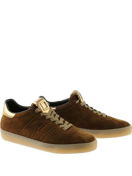 Högl Skórzane sneakersy w kolorze brązowym rozmiar: 41. Brązowe trampki Högl, bez wzorów, bez zapięcia. Za 342.91 zł.