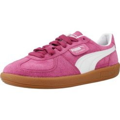 Kapcie PUMA YELLOW PALERMO Rose. Czerwone obuwie domowe Puma, bez wzorów, z tkaniny, bez zapięcia. Za 399.39 zł.
