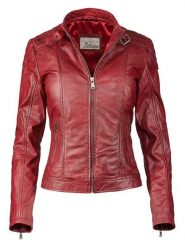 7eleven Skórzana kurtka w kolorze czerwonym rozmiar: 44. Czerwone kurtki 7eleven, bez wzorów, ze skóry, bez kaptura. Za 434.99 zł.