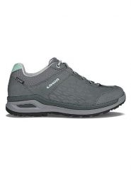 LOWA Skórzane buty trekkingowe "Locarno GTX" w kolorze szarym rozmiar: 37,5. Szare trekkingi Lowa, z gore-texu, outdoorowe. Za 430.46 zł.