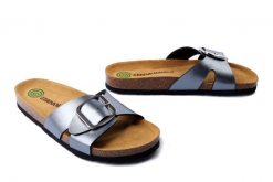 DR. BRINKMANN 700700-09 anthrazit, klapki damskie. Szare klapki Dr. Brinkmann, bez wzorów, bez obcasa. Za 153.93 zł.