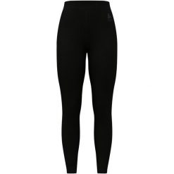 Legginsy termoaktywne damskie ODLO Merino 160 BL Bottom Long. Czarne bielizna sportowa Odlo, bez wzorów. Za 400.00 zł.