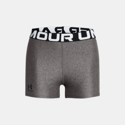 Krótkie legginsy treningowe damskie UNDER ARMOUR szybkoschnące kolarki. Szare legginsy Under Armour, m, bez wzorów. Za 69.99 zł.