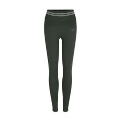 Damskie legginsy Circle Sportswear Keep The Flow Stripes. Zielone legginsy CIRCLE SPORTSWEAR, l, bez wzorów, z materiału. Za 412.00 zł.