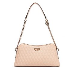 Torebka Guess. Czerwone listonoszki Guess, z aplikacjami, bez dodatków. Za 269.99 zł.