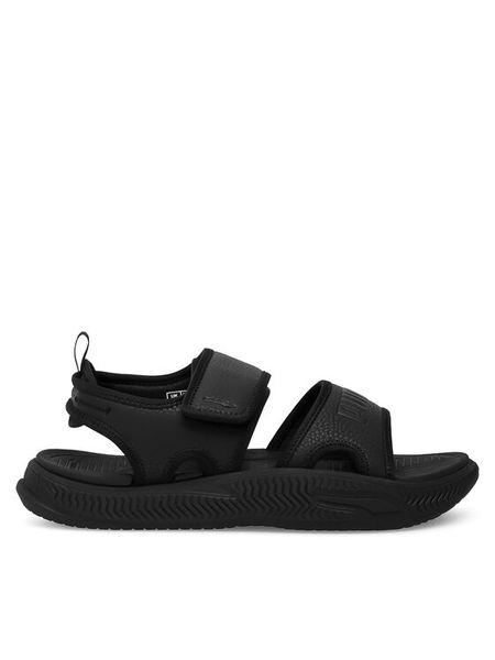 Puma Sandały SOFTRIDE SANDAL 2.0 39542901 Czarny. Czarne sandały Puma, bez wzorów, z syntetyku, bez obcasa, na płaskiej podeszwie, bez zapięcia. Za 239.99 zł.