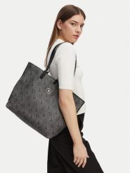 U.S. Polo Assn. Torebka BIUXT8582WVP Czarny. Czarne shopper U.S. Polo Assn., bez wzorów, ze skóry, bez dodatków. Za 149.99 zł.