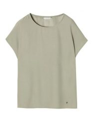 TATUUM Bluzka w kolorze khaki rozmiar: 36. Brązowe bluzki Tatuum, bez wzorów, z wiskozy, bez kołnierzyka, bez ramiączek. Za 74.81 zł.