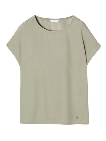 TATUUM Bluzka w kolorze khaki rozmiar: 44. Brązowe bluzki Tatuum, bez wzorów, z wiskozy, bez kołnierzyka, bez ramiączek. Za 94.95 zł.