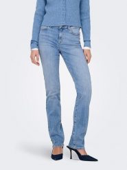 ONLY Dżinsy - Slim fit - w kolorze błękitnym rozmiar: XS/L34. Niebieskie jeansy Only, l, z aplikacjami. Za 138.95 zł.