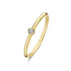 Isabel Bernard Isabel Bernard De La Paix Inaya 14 Karat | Gold Ring | Diamant 0.01 Karat | IBD330027-60 Pierścionki 1 ct Damski. Żółte pierścionki Isabel Bernard, z diamentem, złote. Za 1,698.99 zł.