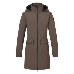 Parka dla kobiet HV Polo Caroline. Brązowe parki HV POLO, l, eleganckie, bez kaptura. Za 667.00 zł.