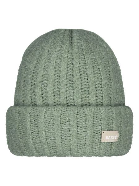 Barts Czapka "Mella" w kolorze zielonym rozmiar: onesize. Zielone czapki Barts, z aplikacjami, ze splotem. Za 72.95 zł.