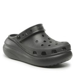 Klapki Crocs. Czarne klapki Crocs, bez wzorów, bez obcasa. Za 219.99 zł.